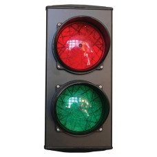 Forgalomirányító lámpa piros és zöld, 230 V